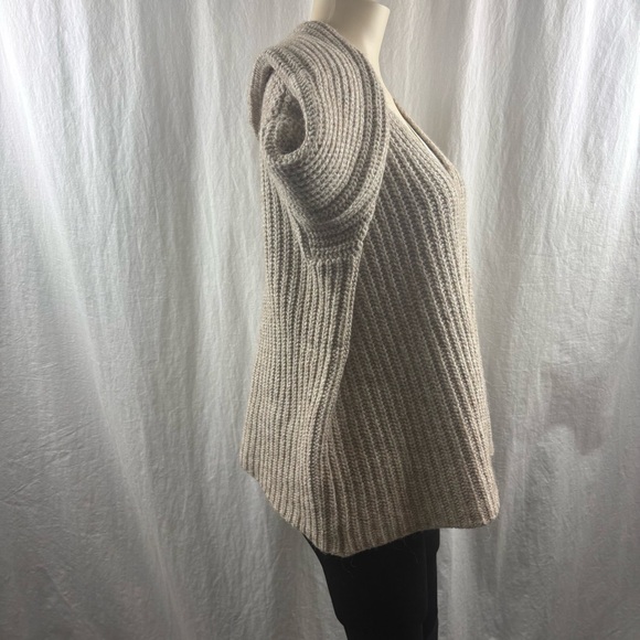 Eileen Fisher Wool Blend Loft Box Top in Beige S - Picture 8 of 11